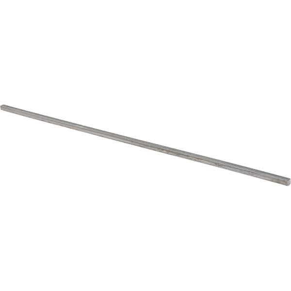 Value Collection - 12" Long x 3/16" High x 3/16" Wide, Plain Steel Undersized Key Stock - Cold Drawn Steel - All Tool & Supply