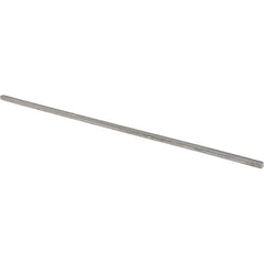 Value Collection - 12" Long x 3/16" High x 3/16" Wide, Plain Steel Undersized Key Stock - Cold Drawn Steel - All Tool & Supply