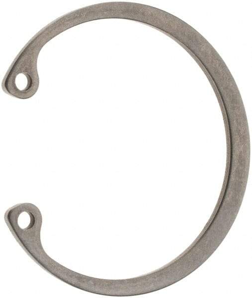 Made in USA - 1-3/8" Nominal, 0.05" Thick, Stainless Steel Snap Internal Retaining Ring - 0.056" Groove Width, 0.043" Groove Depth, 1.461" Groove Diam - All Tool & Supply