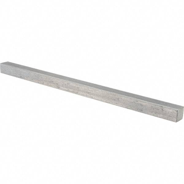 Value Collection - 12" Long x 5/8" High x 5/8" Wide, Plain Steel Undersized Key Stock - Cold Drawn Steel - All Tool & Supply