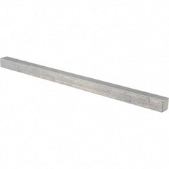 Value Collection - 12" Long x 5/8" High x 5/8" Wide, Plain Steel Undersized Key Stock - Cold Drawn Steel - All Tool & Supply