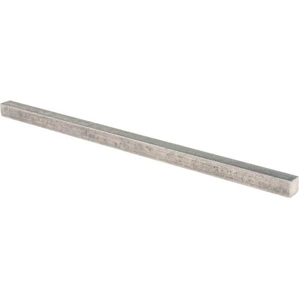 Value Collection - 12" Long x 1/2" High x 1/2" Wide, Plain Steel Undersized Key Stock - Cold Drawn Steel - All Tool & Supply