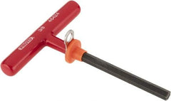 Proto - 3/8" Hex, Tethered T-Handle Cushion Grip, Hex Key - 6" OAL, Alloy Steel, Inch System of Measurement - All Tool & Supply