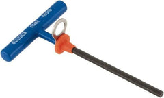 Proto - 6mm Hex, Tethered T-Handle Cushion Grip, Hex Key - 6" OAL, Alloy Steel, Metric System of Measurement - All Tool & Supply