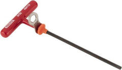 Proto - 5/32" Hex, Tethered T-Handle Cushion Grip, Hex Key - 6" OAL, Alloy Steel, Inch System of Measurement - All Tool & Supply