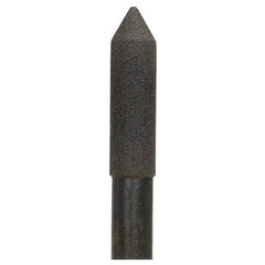 1/2″ × 2″ 1/2″ Spindle Center Lap Mounted Point 80 Grit Aluminum Oxide - All Tool & Supply