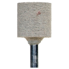 1″ × 1″ Cotton Fiber Mounted Point W220 80 Grit Aluminum Oxide - All Tool & Supply