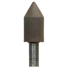 1″ × 2″ 1/2″ Spindle Center Lap Mounted Point 80 Grit Aluminum Oxide - All Tool & Supply