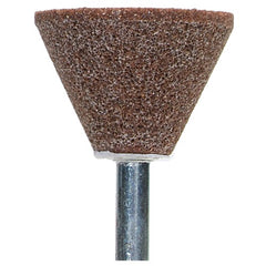 ‎1-3/8″ × 1″ 1/4″ Spindle Gemini Mounted Point A31-60 Grit Aluminum Oxide - All Tool & Supply