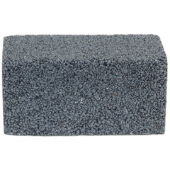 2″ × 2″ × 4″ Rubbing Brick Plain Floor Square 80 Grit Silicon Carbide - All Tool & Supply