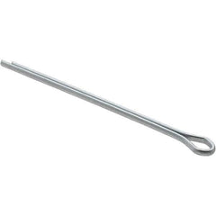 Bee Leitzke - 3/32" Diam x 2" Long Extended Prong Cotter Pin - Grade 2, Zinc-Plated, Steel - All Tool & Supply