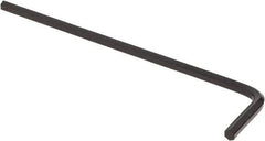 Value Collection - 1/8" Hex, Long Arm, Hex Key - 3-21/32" OAL, Alloy Steel, Inch System of Measurement - All Tool & Supply