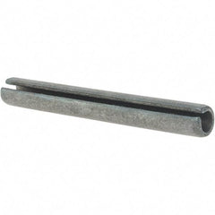 Made in USA - 3/8" Diam x 3" Long Slotted Spring Pin - Grade 1070-1090 Alloy Steel, Black Oxide Finish - All Tool & Supply