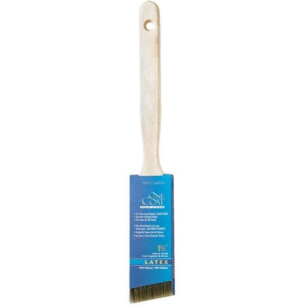 Krylon - 5/8" Angled Polyester Angular Brush - 2" Bristle Length, 2-1/4" Wood Sash Handle - All Tool & Supply