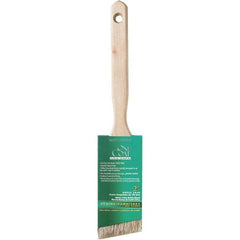 Krylon - 7/16" Angled White China Bristle Angular Brush - 2" Bristle Length, 5" Wood Sash Handle - All Tool & Supply