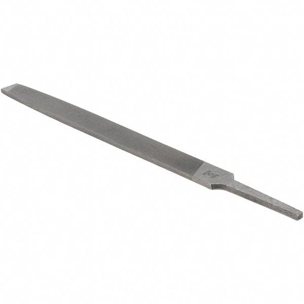 Value Collection - 6" Long, Smooth Cut, Mill American-Pattern File - Single Cut, 7/64" Overall Thickness - All Tool & Supply