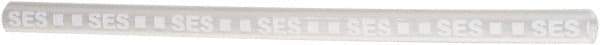 Value Collection - 6" Long, 4:1, Polyolefin Heat Shrink Electrical Tubing - Clear, White - All Tool & Supply