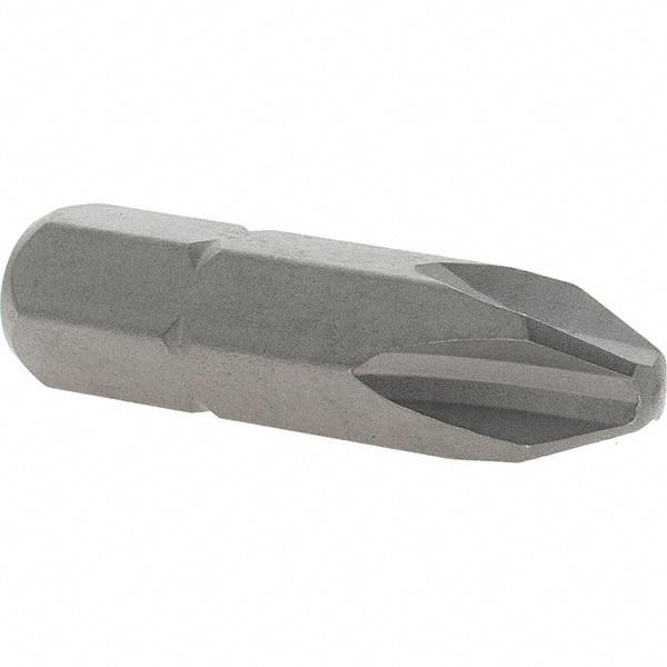 VEGA Industries - #3, Insert Phillips Screwdriver Bit - 5/16" Drive, 1-1/4" OAL - All Tool & Supply