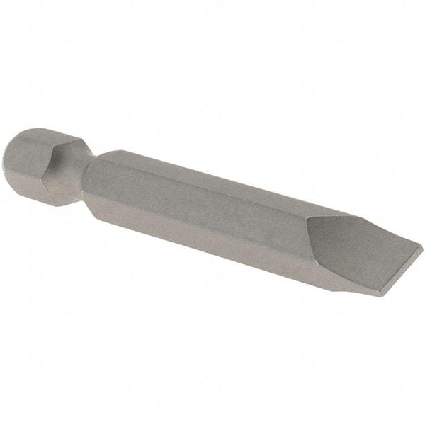 VEGA Industries - 1/4" Slotted Screwdriver Bit - 1/4" Hex Drive, 1-15/16" OAL - All Tool & Supply