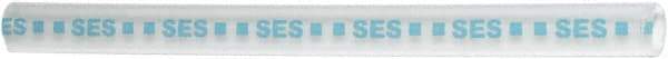 Value Collection - 6" Long, 4:1, Polyolefin Heat Shrink Electrical Tubing - Clear, Blue - All Tool & Supply