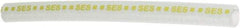 Value Collection - 6" Long, 4:1, Polyolefin Heat Shrink Electrical Tubing - Clear, Yellow - All Tool & Supply