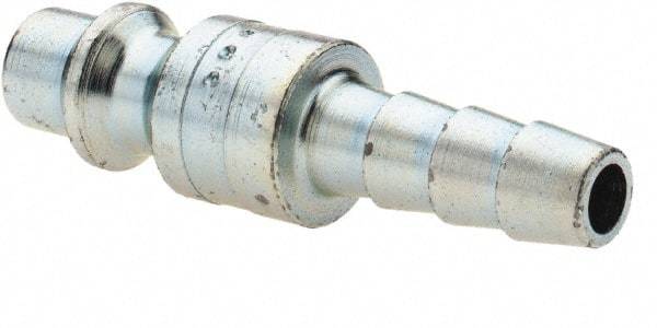 Parker - Hose Barb Industrial Pneumatic Hose Connector - Steel, 1/4" Body Diam, 1/4" Hose ID - All Tool & Supply