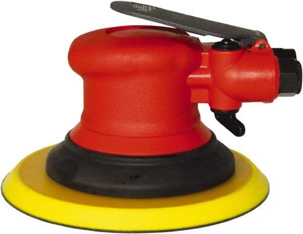 Universal Tool - 12,000 OPM, 14 CFM Air Consumption, 90 psi Air Pressure, Palm Air Orbital Sander - Round Pad, - All Tool & Supply