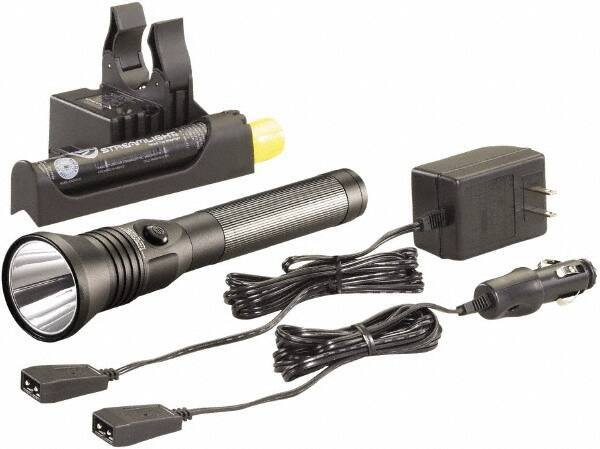 Streamlight - White LED Bulb, 740 Lumens, Industrial/Tactical Flashlight - Black Aluminum Body, 1 4.8 V\xB6Sub-C NiMH Battery Included - All Tool & Supply