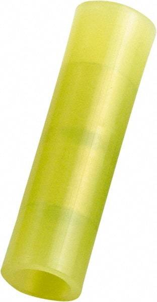 Value Collection - 12 to 10 AWG Compatible, Nylon Insulation, Crimp-On Butt Splice Terminal - Yellow - All Tool & Supply