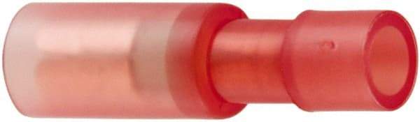 Value Collection - 22 to 16 AWG, Nylon, Fully Insulated, Female Wire Disconnect - 0.173" Wide Tab, Red - All Tool & Supply