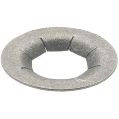 Value Collection - 5/8" OD, Spring Steel Push Nut - Zinc-Plated, 5/16" Shaft Diam - All Tool & Supply