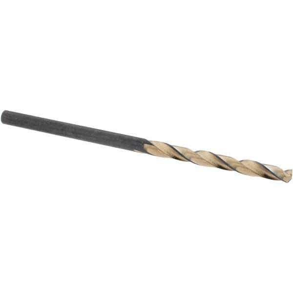 Made in USA - 7/64" High Speed Steel, 135° Point, Straight Shank Maintenance Drill Bit - All Tool & Supply