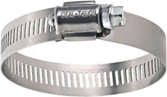 IDEAL TRIDON - SAE Size 10, 1/2 to 1-1/16" Diam, Stainless Steel Worm Drive Clamp - 9/16" Wide, Material Grade 200, Series 50 - All Tool & Supply