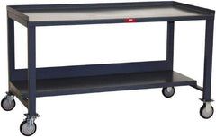 Jamco - Heavy Duty Use Workbench Mobile Work Bench - Steel, Gray, 72" Long x 36" Deep x 35" High - All Tool & Supply