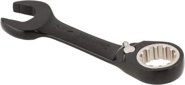 Proto - 3/4" 12 Point Offset Combination Wrench - 15° Offset Angle, 5-1/2" OAL, Steel, Black Chrome Finish - All Tool & Supply