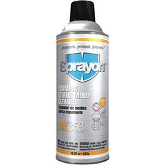 Sprayon - 15.25 Ounce Aerosol Can, White, Mold Cleaner - d-Limonene Composition - All Tool & Supply