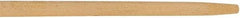 Rubbermaid - 60 x 1-1/8" Wood Handle for Push Brooms - Tapered Connection, Tan - All Tool & Supply