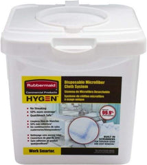 Rubbermaid - White Plastic Wipe Dispenser - For Use with Rubbermaid Hygen Disposable Microfiber Cloths - All Tool & Supply