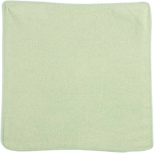 Rubbermaid - Dry Microfiber Wipes - 12" x 12" Sheet Size, Green - All Tool & Supply