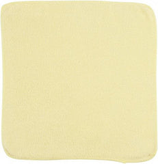 Rubbermaid - Dry Microfiber Wipes - 12" x 12" Sheet Size, Yellow - All Tool & Supply