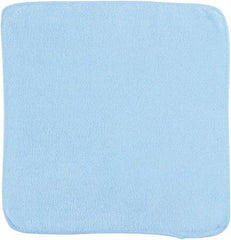 Rubbermaid - Dry Microfiber Wipes - 12" x 12" Sheet Size, Blue - All Tool & Supply