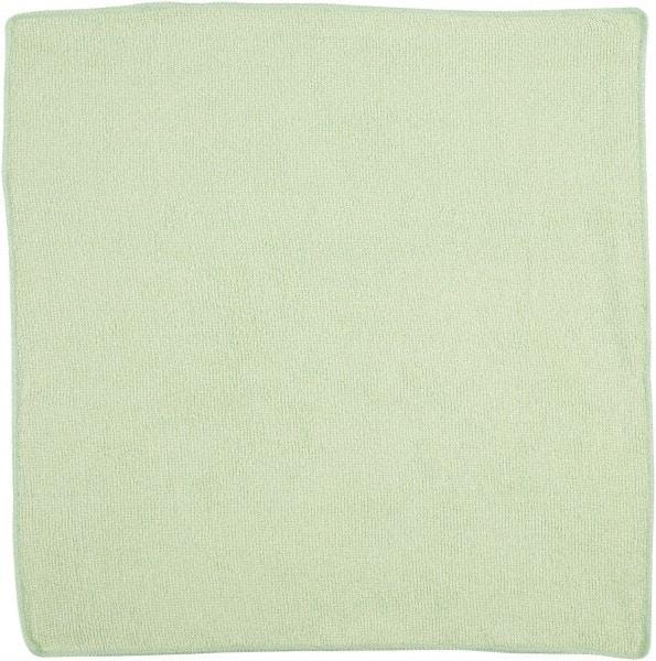 Rubbermaid - Dry Microfiber Wipes - 16" x 16" Sheet Size, Green - All Tool & Supply