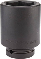 Proto - 1" Drive 65mm Deep Impact Socket - 6 Points, 4-7/8" OAL - All Tool & Supply