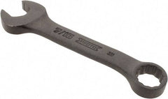 Proto - 7/16" 12 Point Offset Combination Wrench - 15° Offset Angle, 4-1/16" OAL, Steel, Black Finish - All Tool & Supply