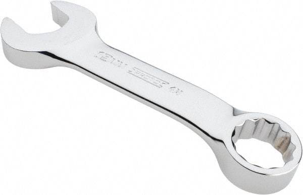 Proto - 19mm 12 Point Offset Combination Wrench - 15° Offset Angle, 6-15/64" OAL, Steel, Chrome Finish - All Tool & Supply