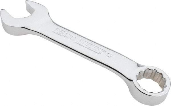 Proto - 13mm 12 Point Offset Combination Wrench - 15° Offset Angle, 4-5/16" OAL, Steel, Chrome Finish - All Tool & Supply