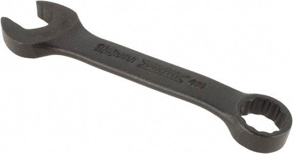 Proto - 12mm 12 Point Offset Combination Wrench - 15° Offset Angle, 4-1/8" OAL, Steel, Black Finish - All Tool & Supply