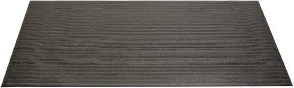 Ability One - 5' Long x 3' Wide, Dry Environment, Anti-Fatigue Matting - Black, Vinyl with Vinyl Sponge Base, Beveled - All Tool & Supply