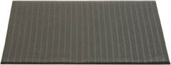 Ability One - 3' Long x 2' Wide, Dry Environment, Anti-Fatigue Matting - Black, Vinyl with Vinyl Sponge Base, Beveled - All Tool & Supply