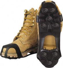 Winter Walking - Ice Traction Footwear Footwear Style: Strap-On Cleat Traction Type: Steel Studs - All Tool & Supply